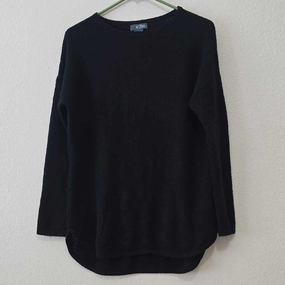 Griffen 100% Cashmere Women's Black‎ Sweater S